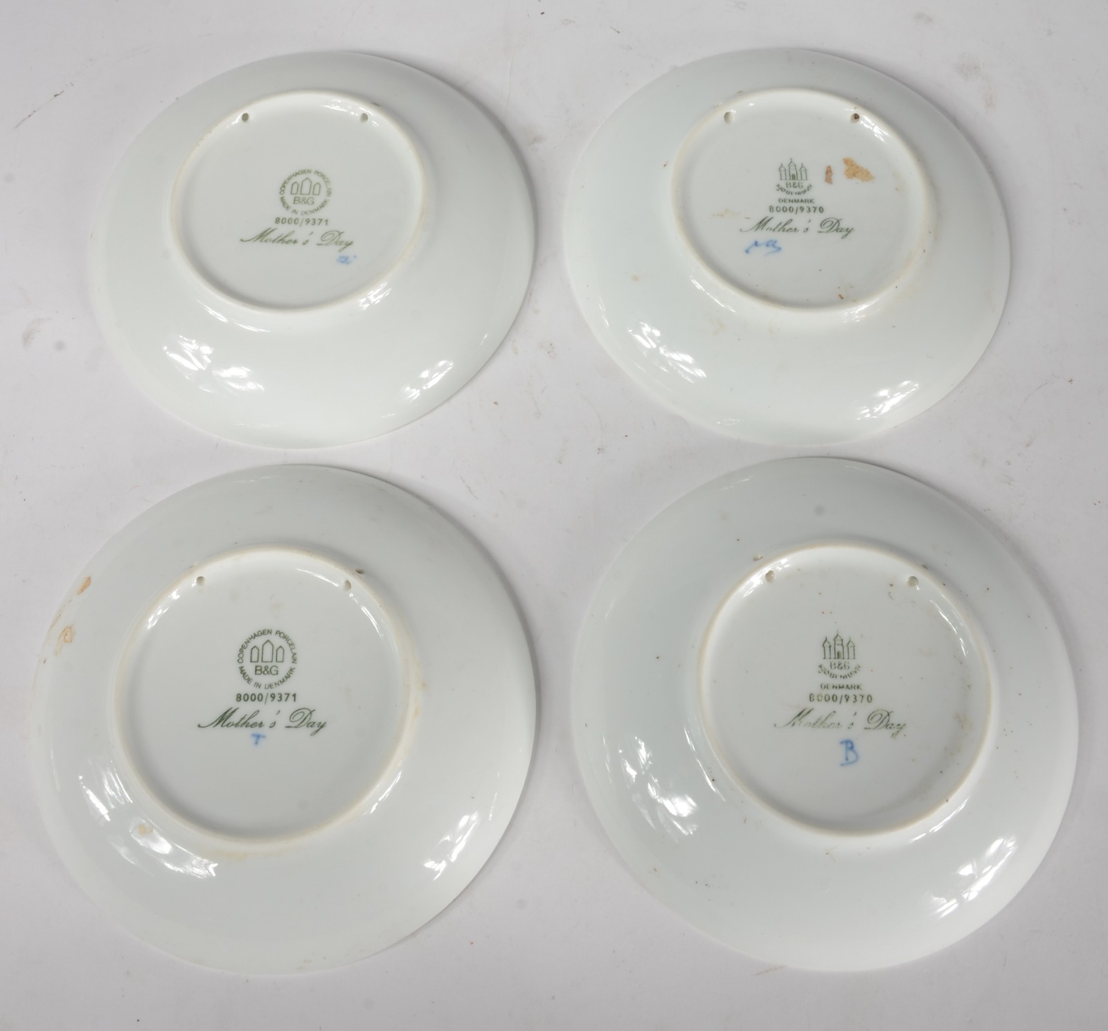 Quatro pratos de porcelana dinamarquesa B&G, edição limitada "Mothers... - foto 8 de 11