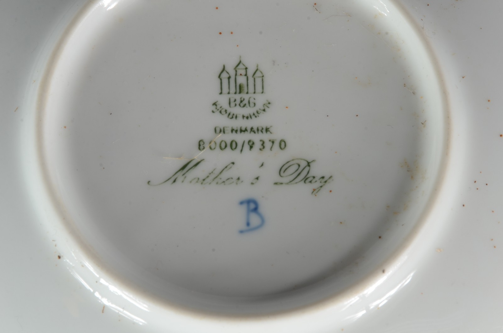 Quatro pratos de porcelana dinamarquesa B&G, edição limitada "Mothers... - foto 11 de 11
