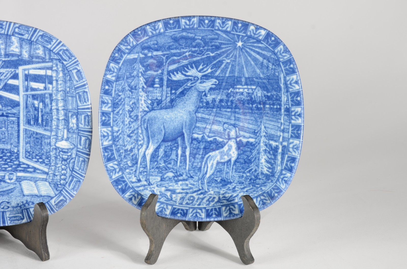 Quatro pratos com edição limitada, de porcelana sueca dos anos... - foto 4 de 7