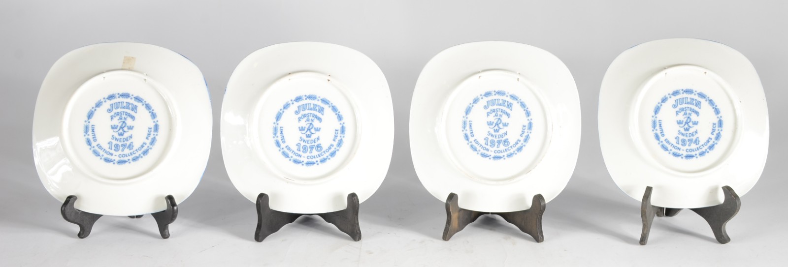 Quatro pratos com edição limitada, de porcelana sueca dos anos... - foto 7 de 7