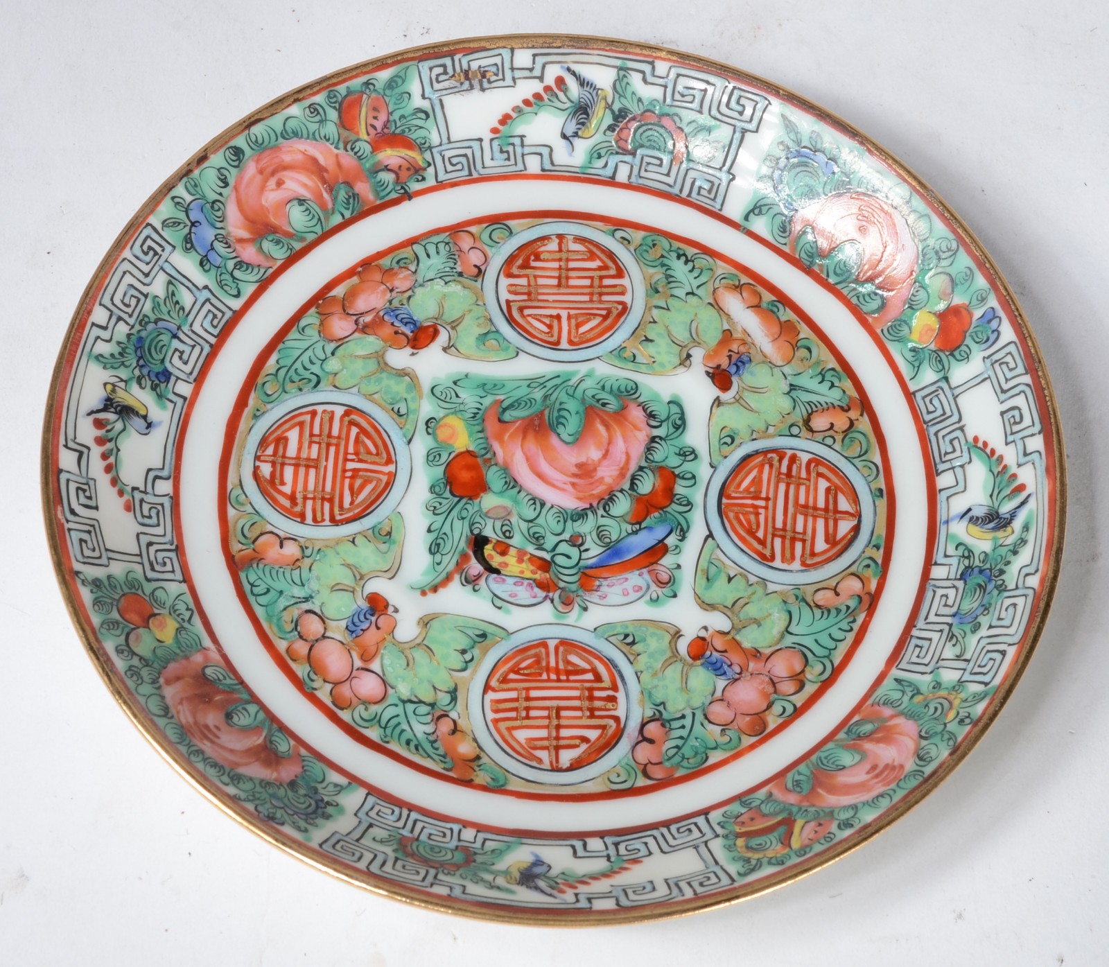 Serviço de jantar e chá de porcelana oriental, decoração floral em... - foto 7 de 10
