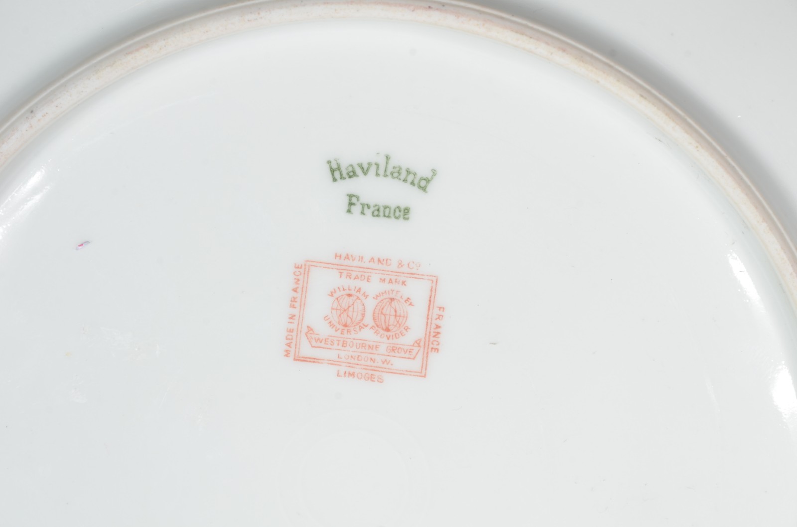 Par de lindos pratos de porcelana francesa Haviland, ricamente... - foto 4 de 4