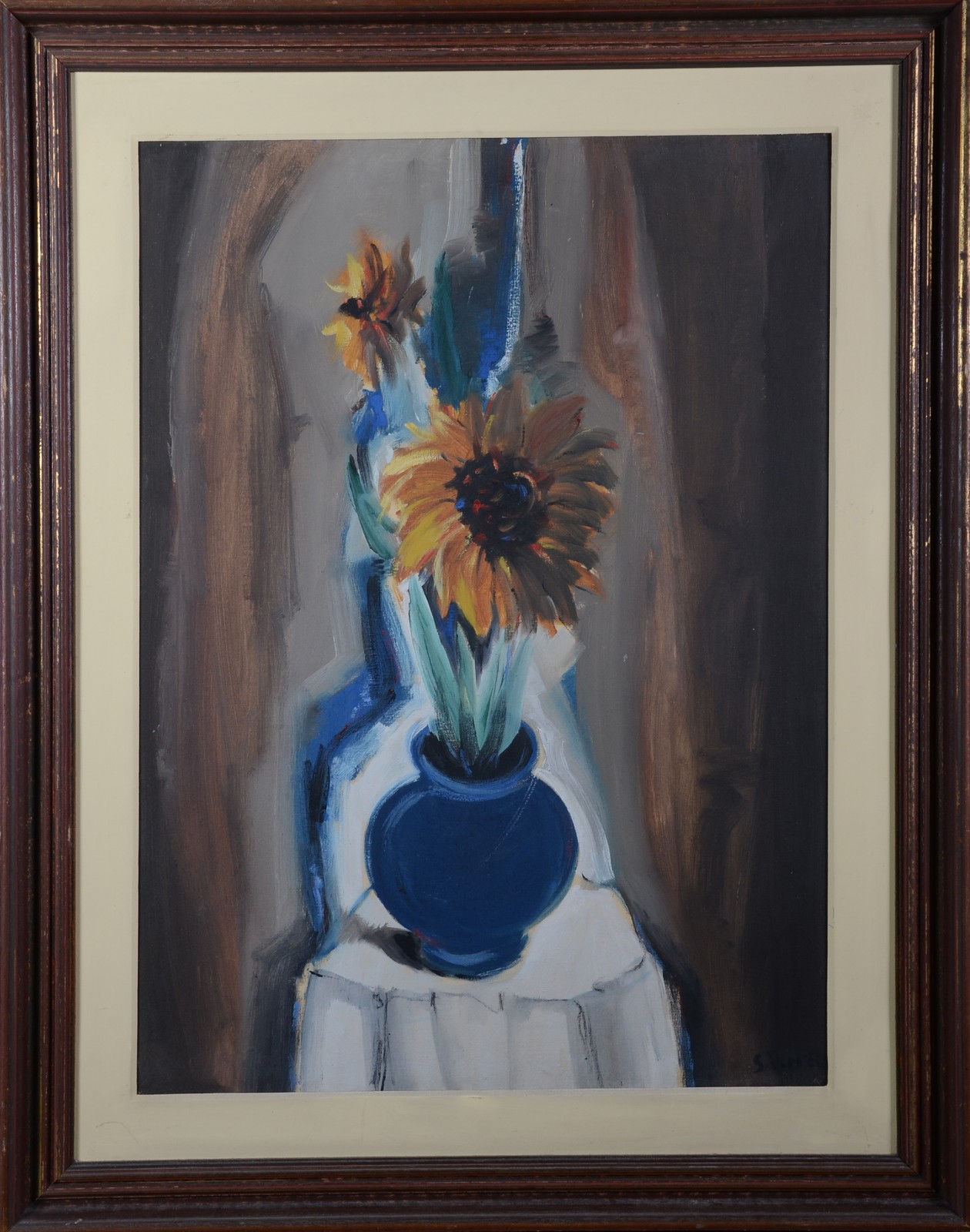 Sylvio Pinto (1918-1997), Vaso com Girassóis - foto 2 de 4