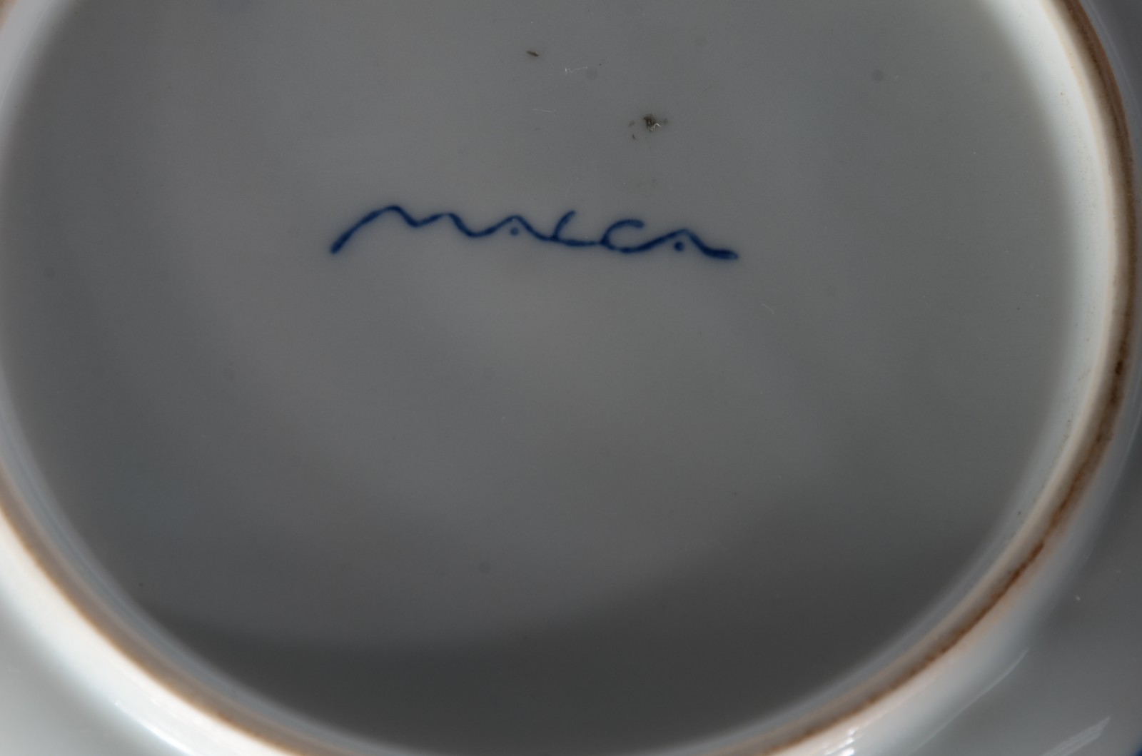 Cinco pratos diversos de porcelana oriental azul e branco. - foto 9 de 9