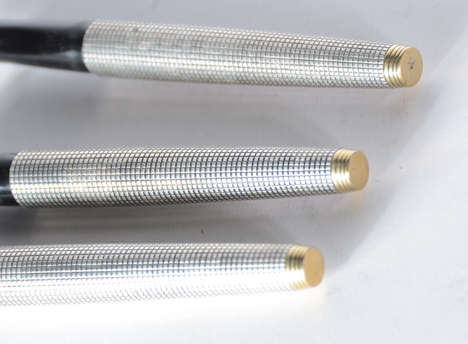Três canetas americanas de prata Sterling, bico de pena. - foto 3 de 5