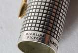PARKER,  - Três canetas americanas de prata Sterling, bico de pena.