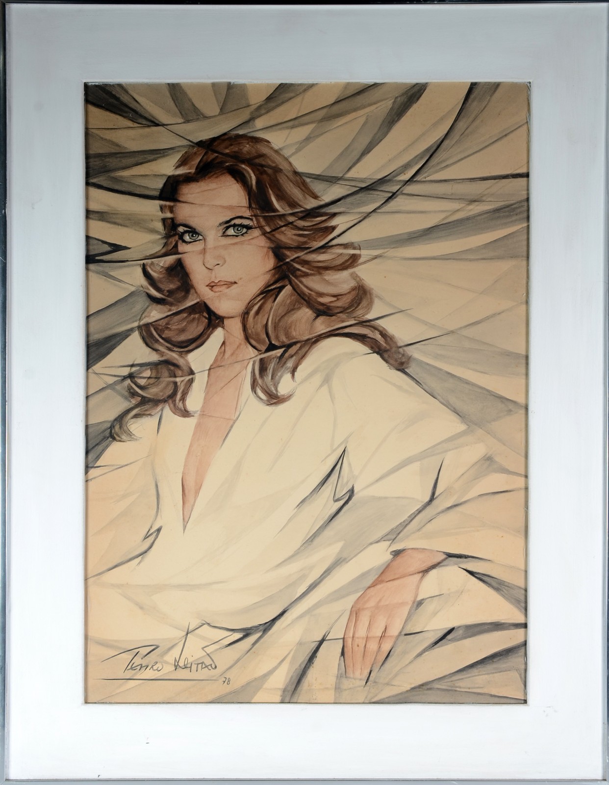 Pedro Leitão (1922-2009), Retrato de Djenane Machado - foto 2 de 4