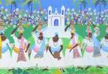 Mady Benzecry (1933-2003), Baianas - Óleo sobre eucatex.