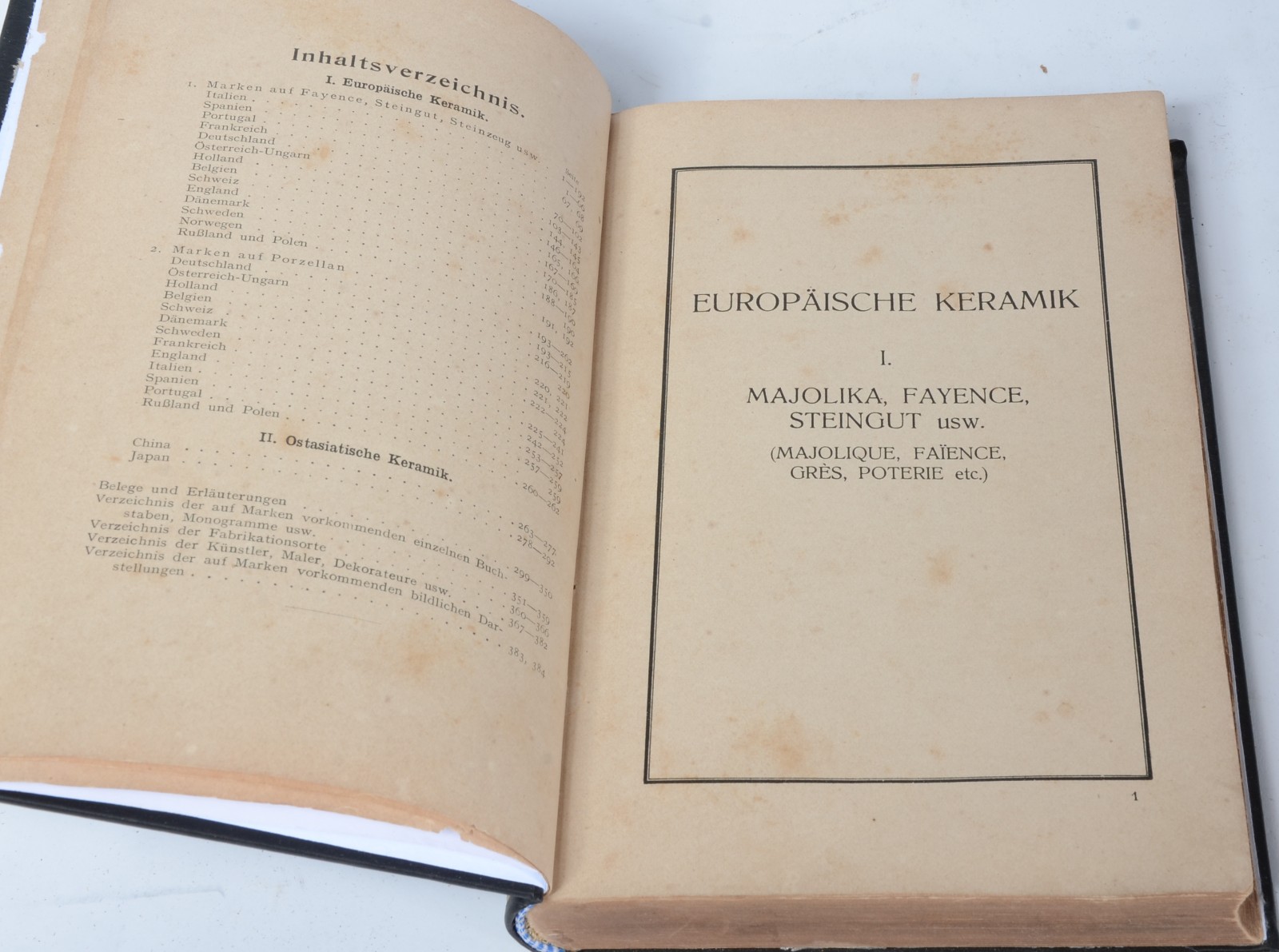 Livro Fuhrer Fur Sammler Porzellan und Fayence Steinzeug Steingut... - foto 3 de 5