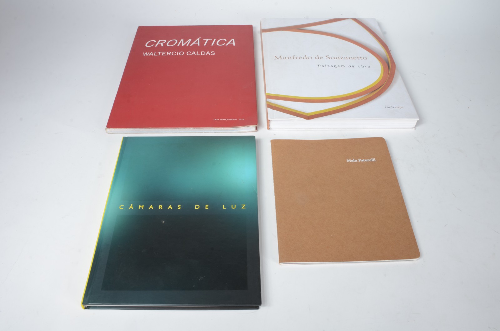 Quatro livros diversos: A) Waltercio Caldas B) Malu Fatorelli C) Luiz... - foto 1 de 11