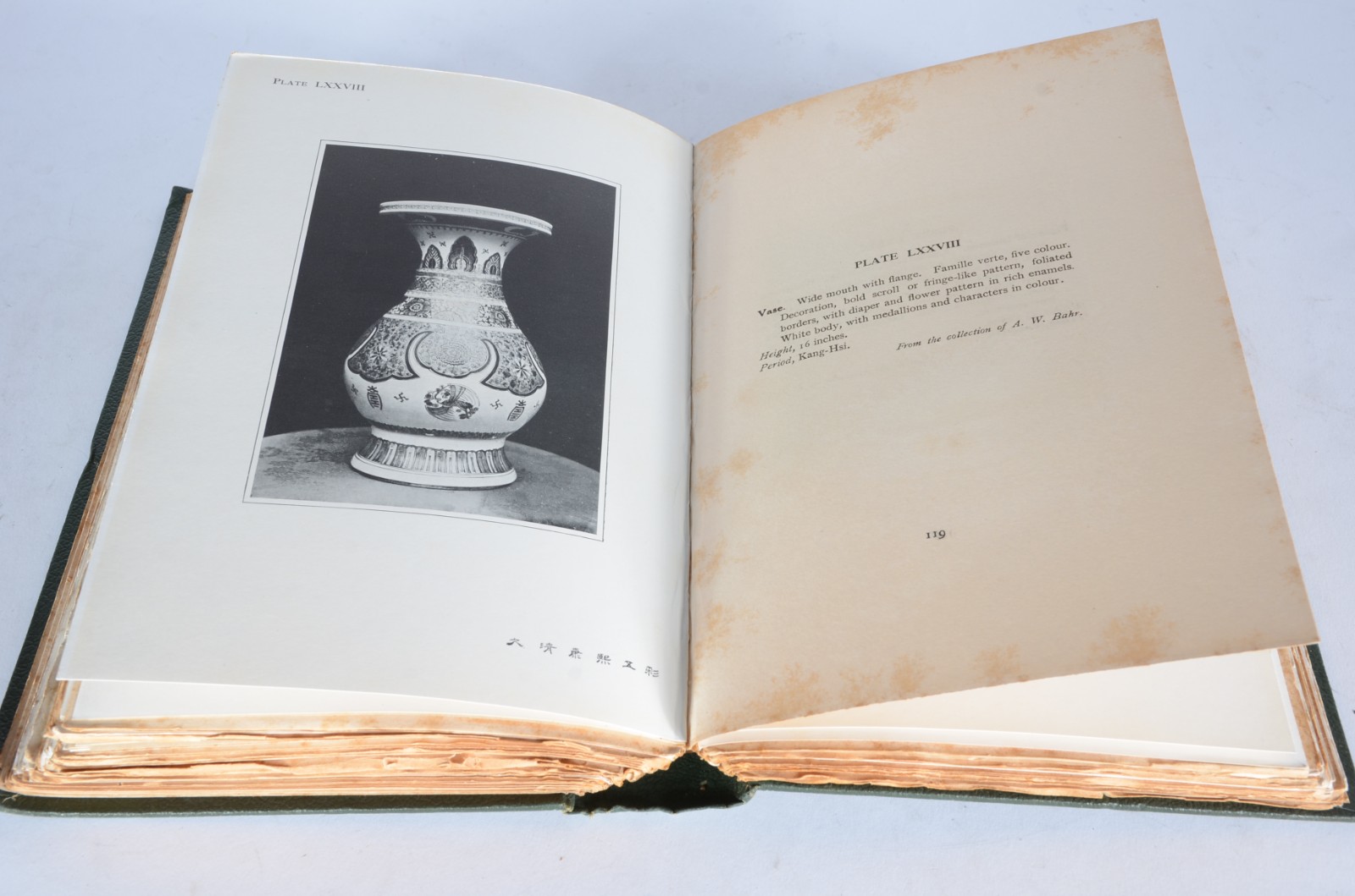 Livro "Od Chineses Porcelain & Works of art in china", A.W. BAHR, 1ª... - foto 5 de 6
