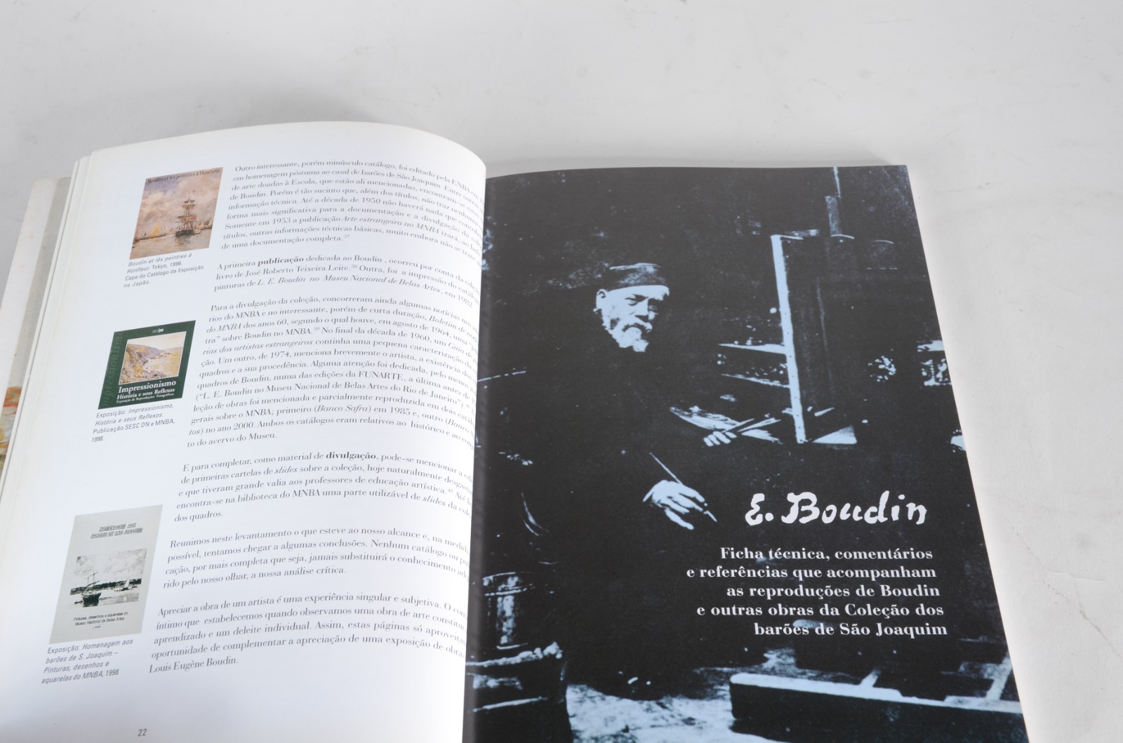 Quatro livros diversos: A) Iole Freitas B) Louis Eugène Boudin - Na... - foto 9 de 11