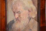 THEODORO DE BONA (1904-1990), Cabeça de Velho -... - Óleo sobre madeira. Falhas na tinta, precisando de restauro.