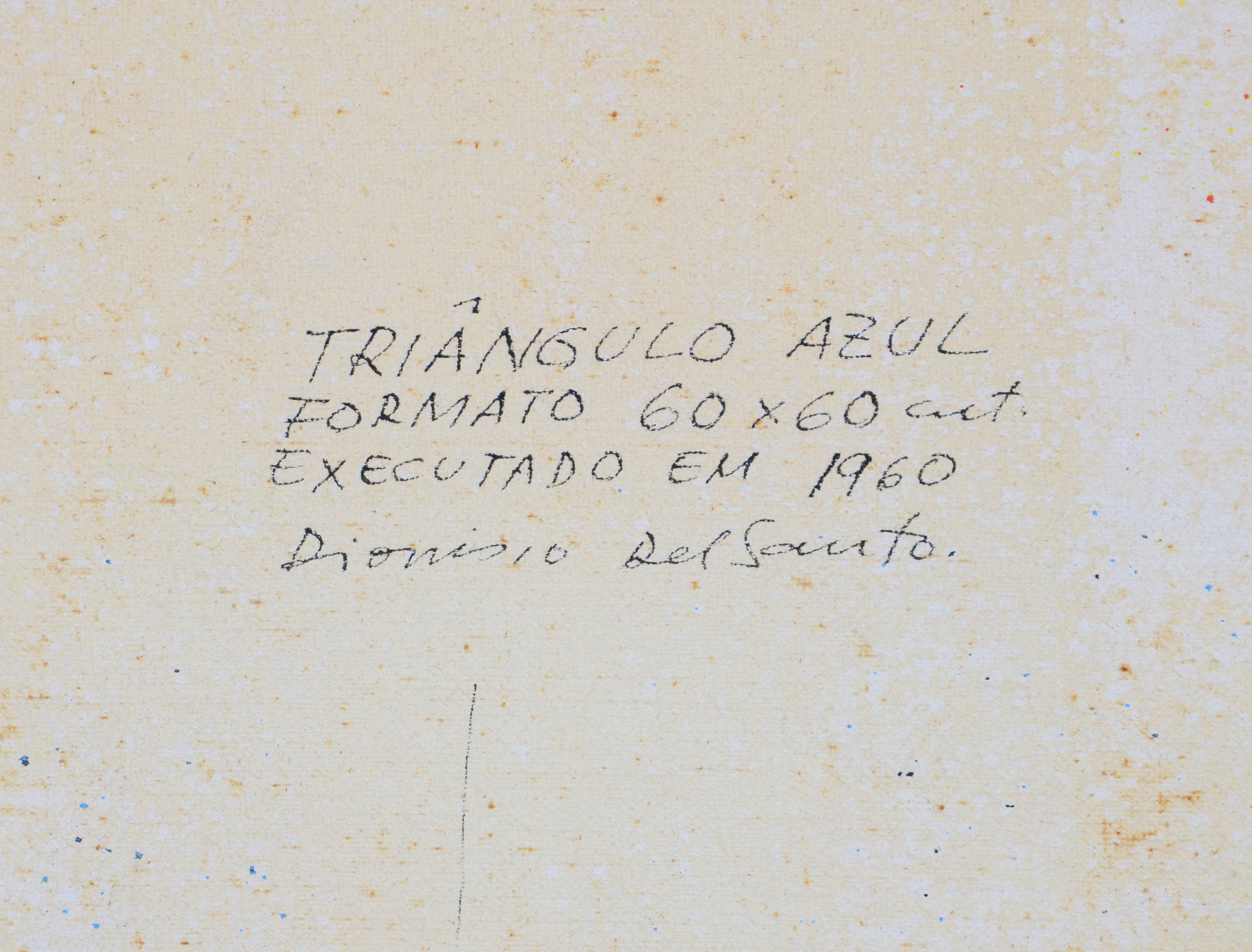 Dionísio del Santo (1925-1999), Triangulo azul - foto 3 de 3