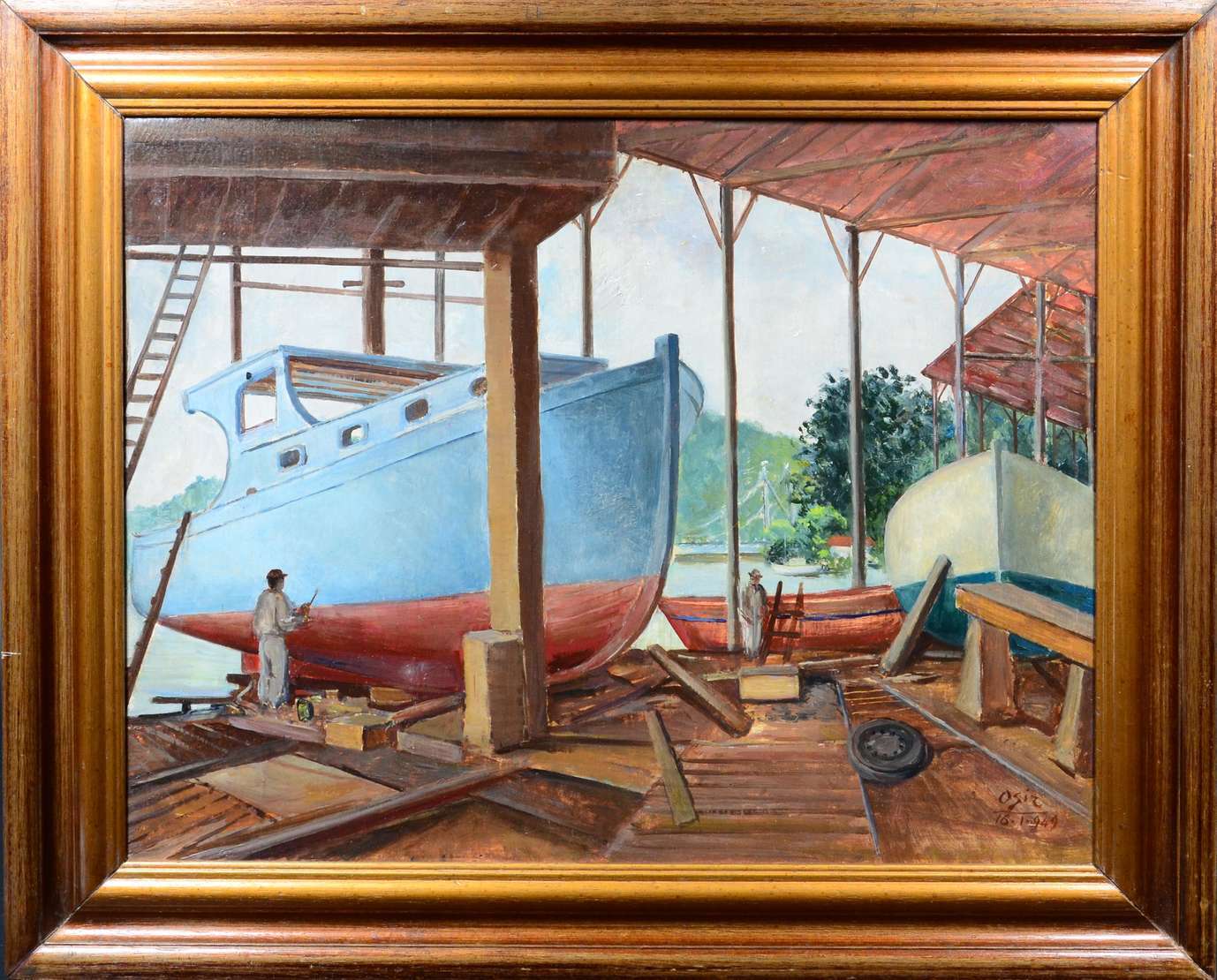Barcos no estaleiro,  Rossi Osir, foto 1 de 3