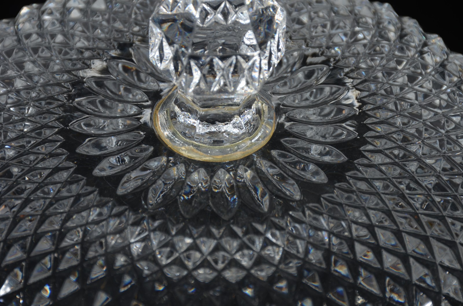 Três fruteiras de cristal lapidado, diversos modelos. - foto 5 de 5