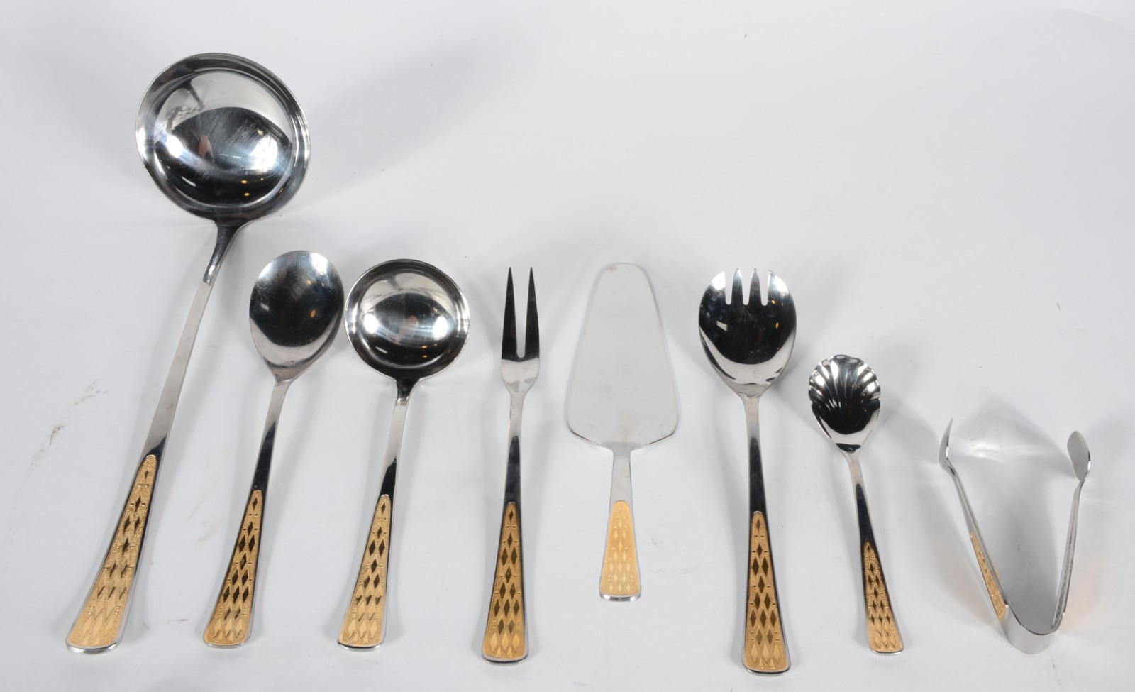 Faqueiro Solingen de metal com detalhes em ouro 24 k., composto de... - foto 3 de 7