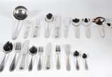 Eberle (1896),  - Faqueiro de aço inox Eberle, composto de: 12 colheres, 12 garfos, 12 facas grandes; 12 colheres, 12 garfos, 12 facas de sobremesa; 12 garfos, 12 facas