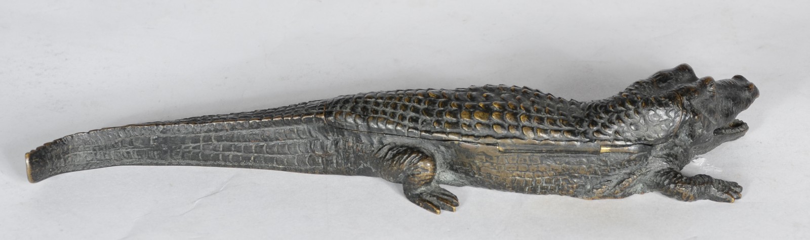 Franz Xaver Bergmann (1861-1936), Surprise Crocodile - foto 5 de 6