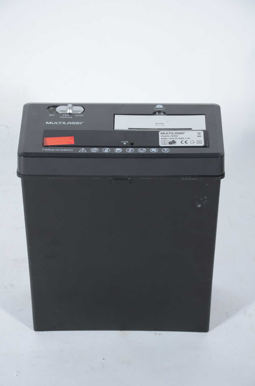 Lixeira automática, marca Multilaser - modelo OF003. - foto 1 de 4