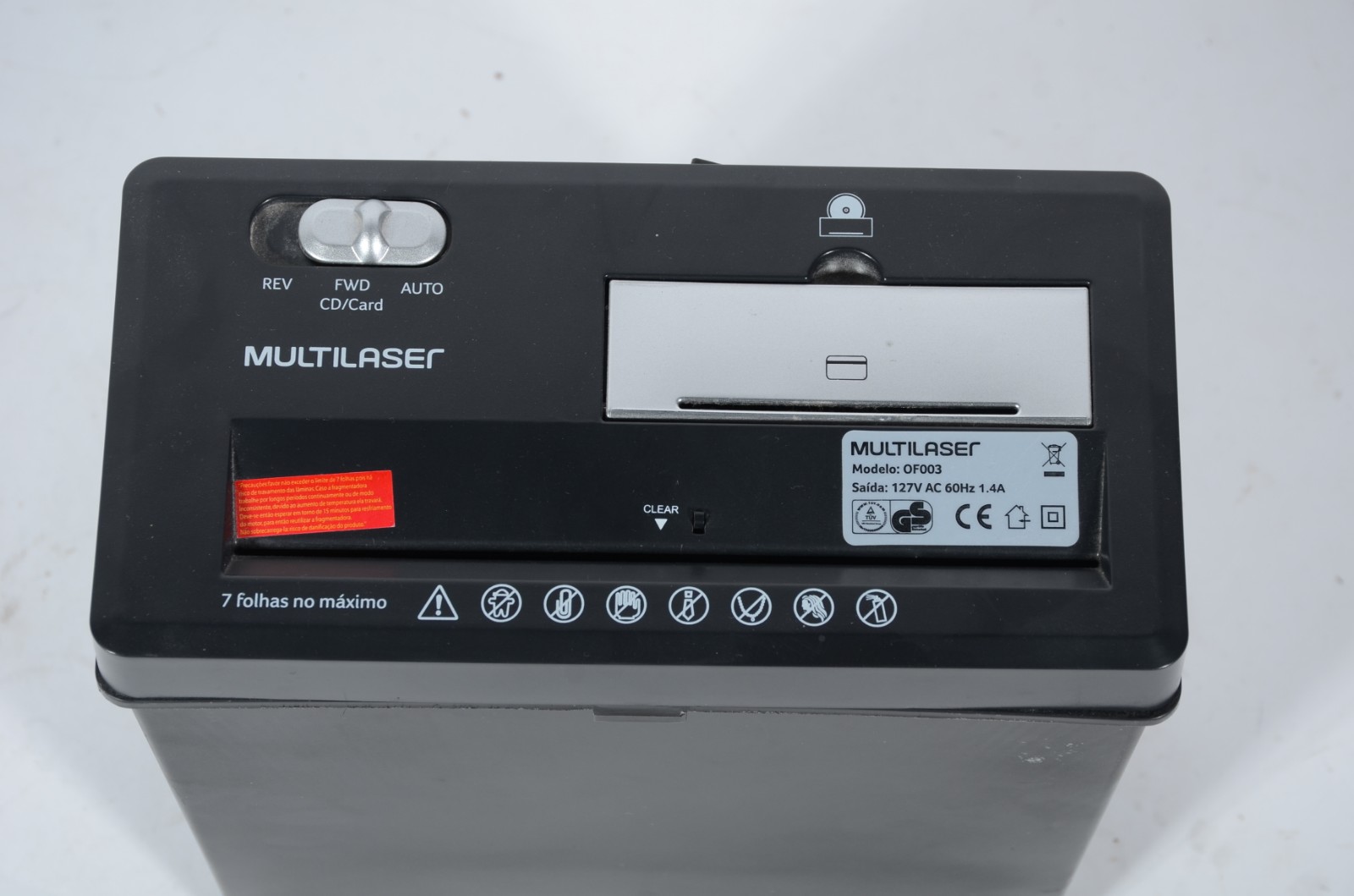Lixeira automática, marca Multilaser - modelo OF003. - foto 2 de 4