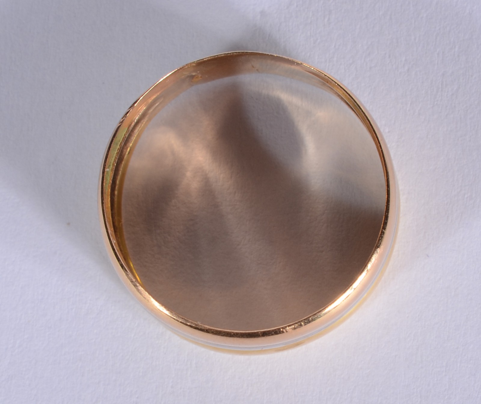 Anel de ouro 18 k., com 3 aros. Aro 21. (Por motivos de segurança a... - foto 4 de 5
