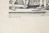 Clóvis Graciano (1907-1988), Figuras - Duas gravuras. Datadas 69. Papel com desgastes. Sem moldura.