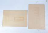 Clóvis Graciano (1907-1988), Figuras - Duas gravuras. Datadas 69. Papel com desgastes. Sem moldura.