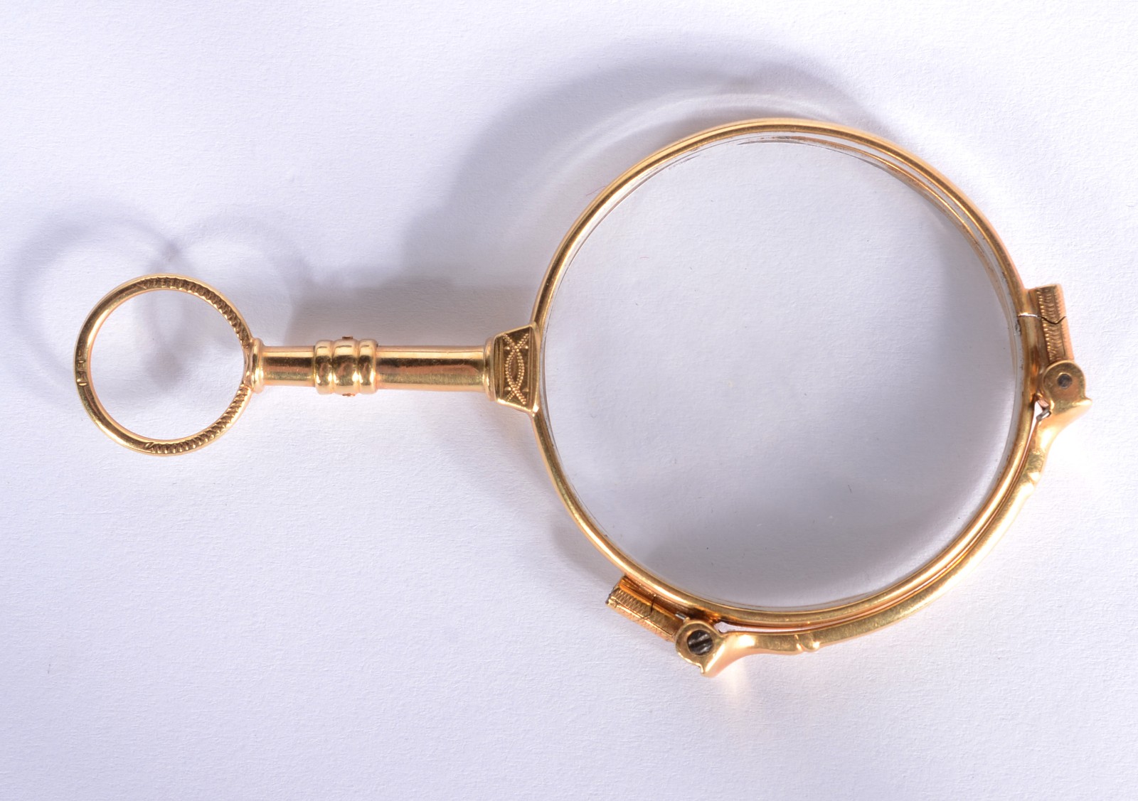 Antigo L'orgnon óculos de uma só haste em ouro 18 k. - foto 3 de 4