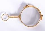 Antigo L'orgnon óculos de uma só haste em ouro ... - Antigo L'orgnon óculos de uma só haste em ouro 18 k.