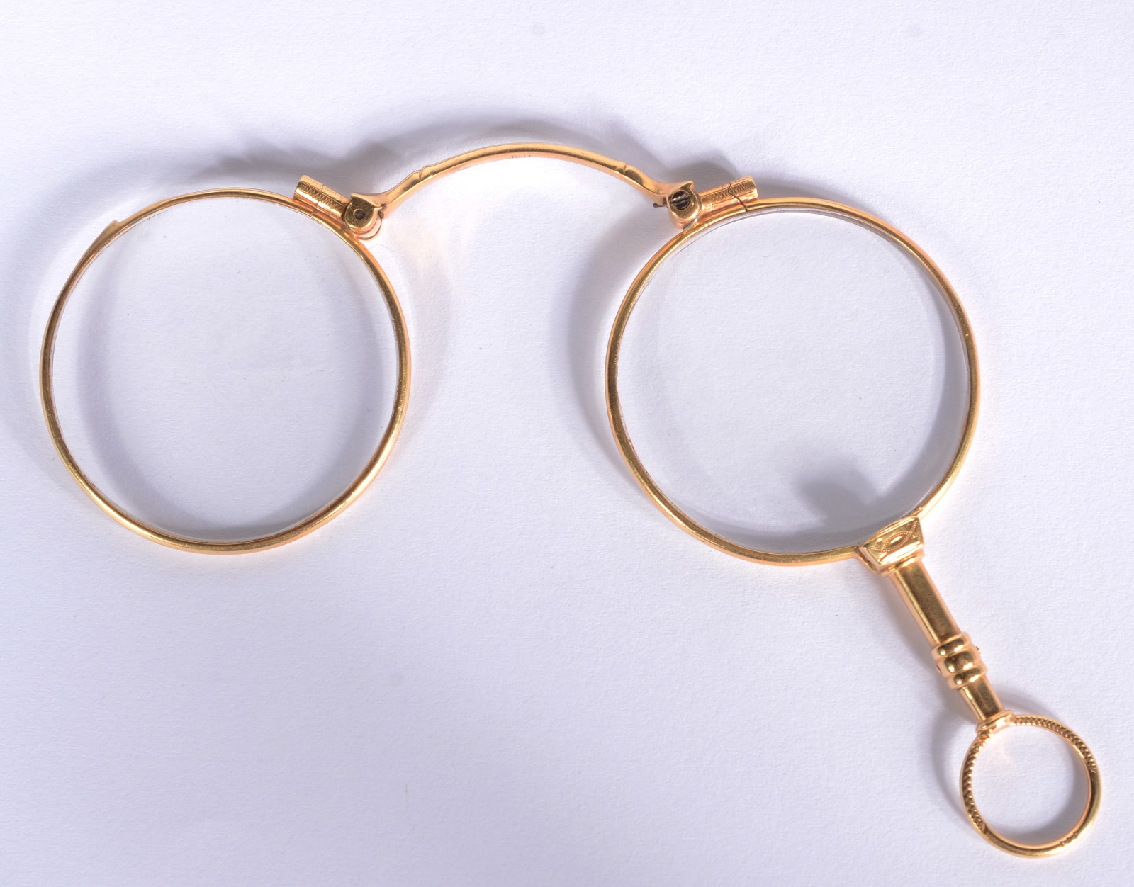 Antigo L'orgnon óculos de uma só haste em ouro 18 k. - foto 2 de 4