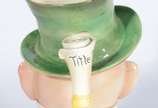 Beswick, Title Deeds - Jarra de faiança inglesa Beswick na forma de figura com cartola em policromia.