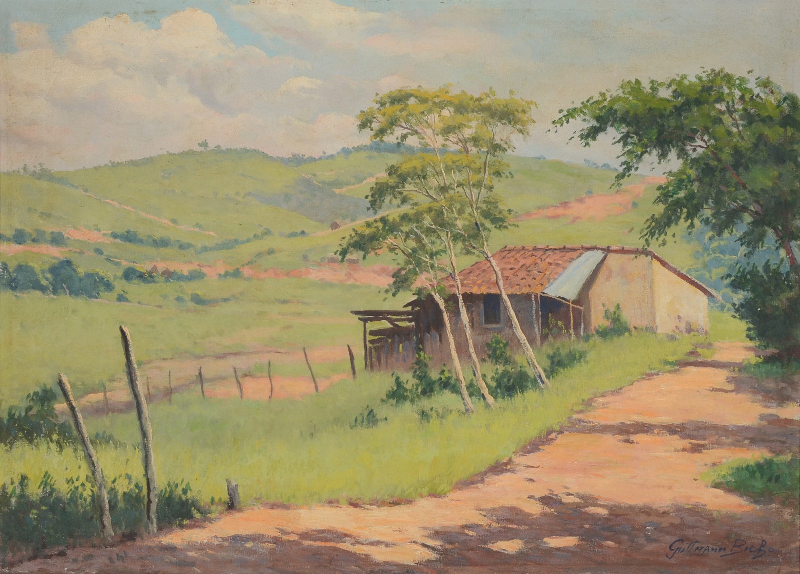 Guttmann Bicho (1888-1955), Paisagem rural - foto 1 de 5
