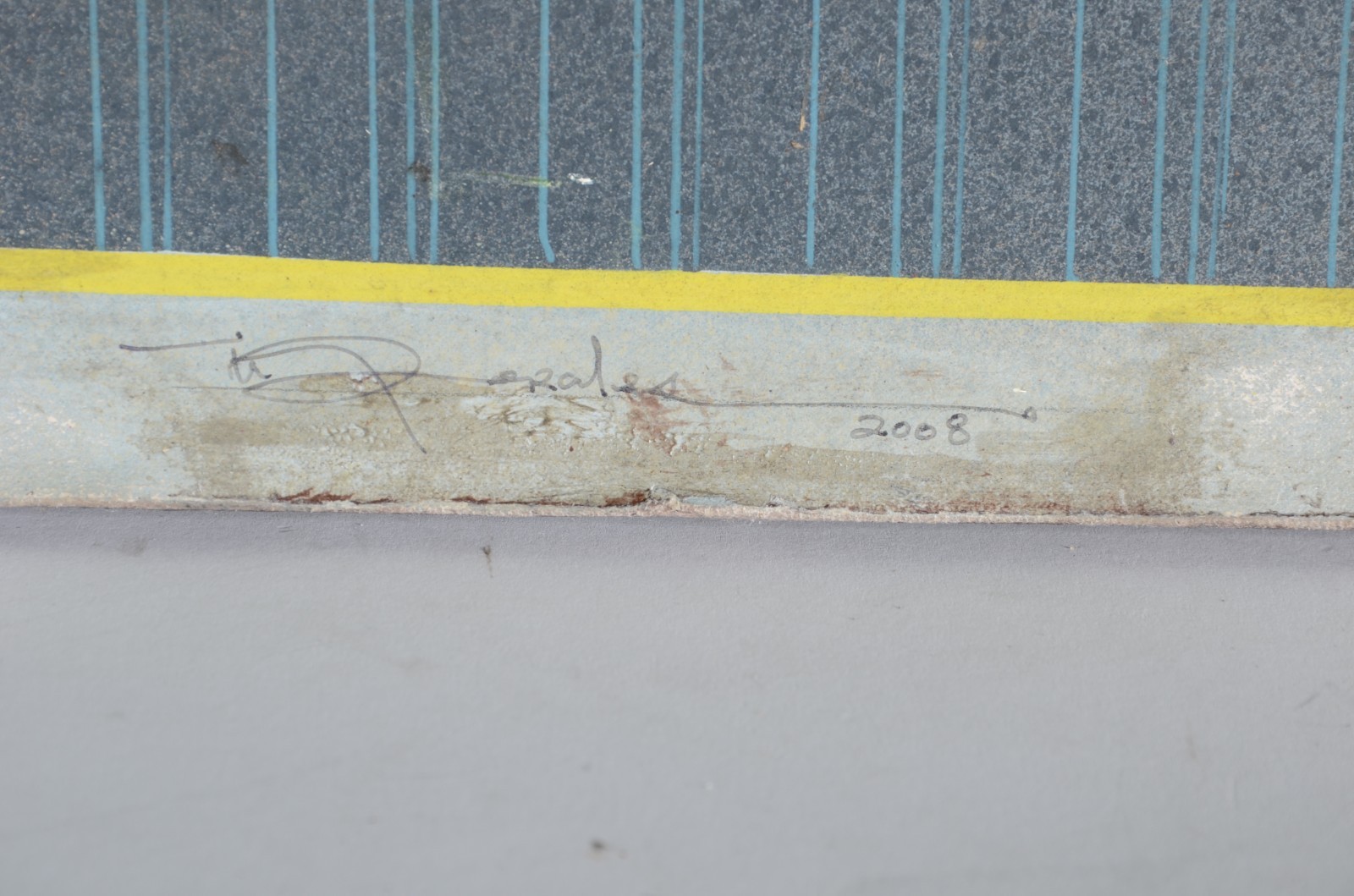 Óleo sobre eucatex. - foto 4 de 4