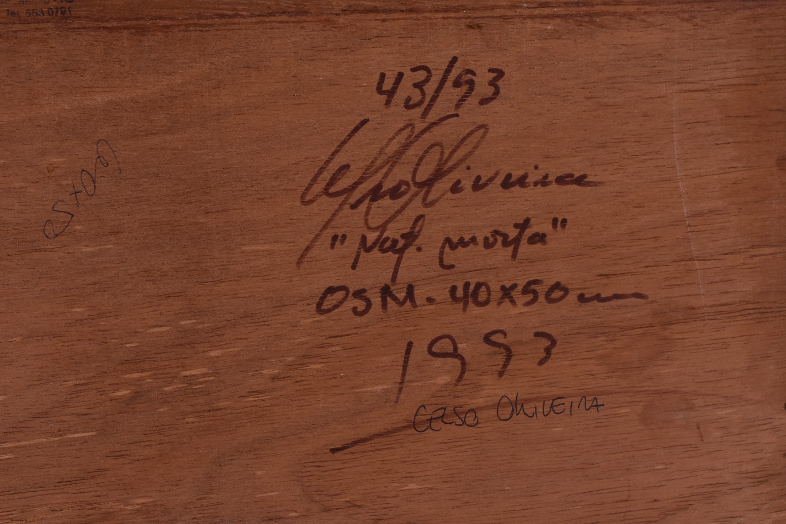 Celso de Oliveira (1945), Natureza Morta - foto 4 de 9