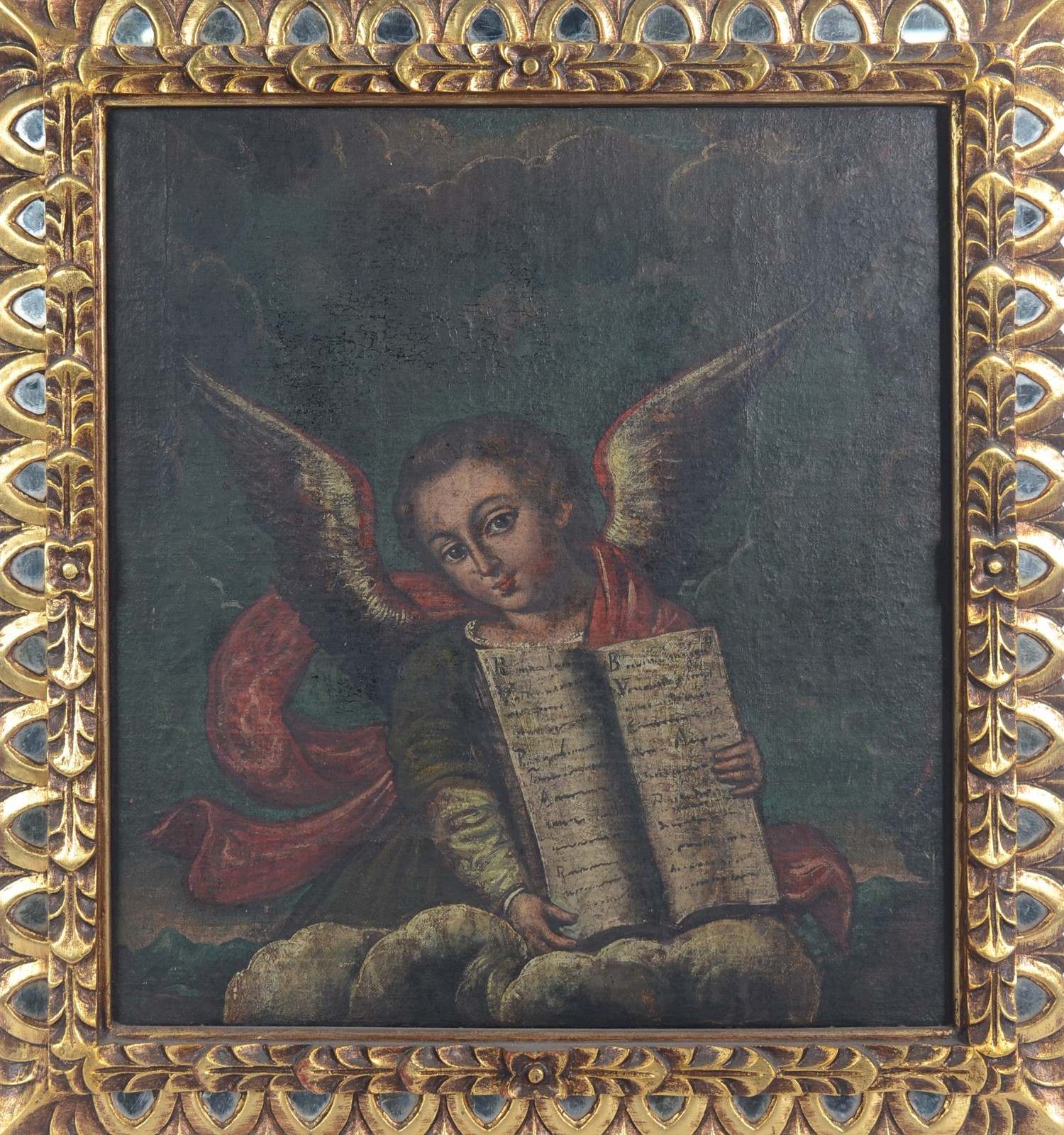 Escola Cusquenha (1538), Arcanjo com Escrituras - foto 2 de 3