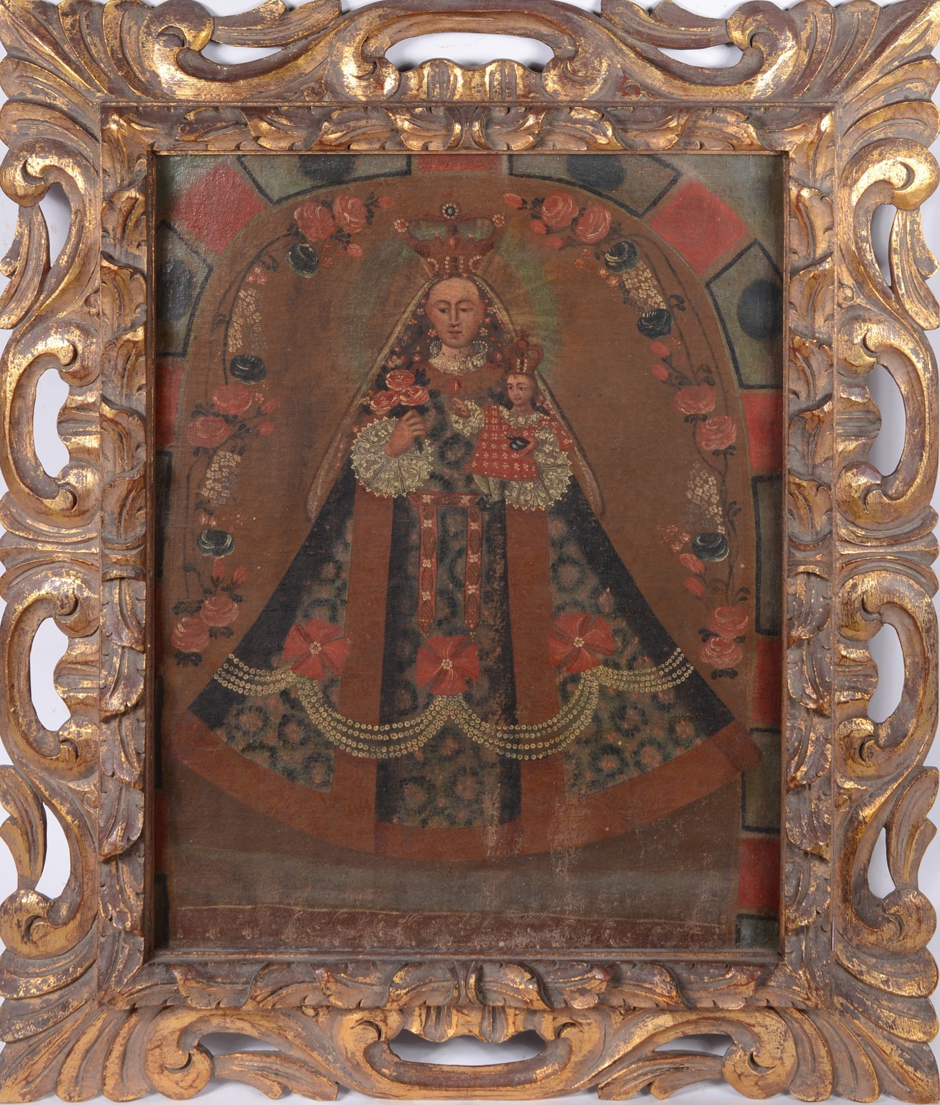 Escola Cusquenha (1538), Nossa Senhora com Menino - foto 2 de 3