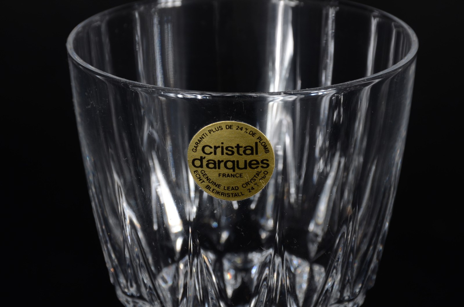 Serviço de cristal francês D'arques, composto de: 6 taças para água... - foto 3 de 4