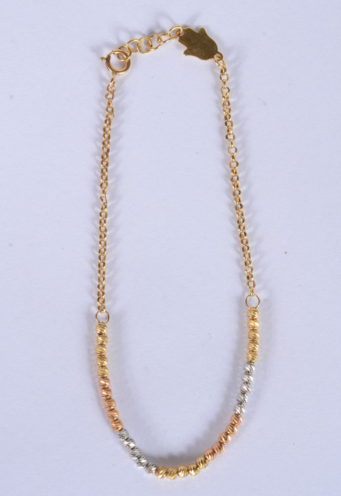 Pulseira de ouro 18 k., contraste 750 mls. (Por motivos de segurança... - foto 1 de 6