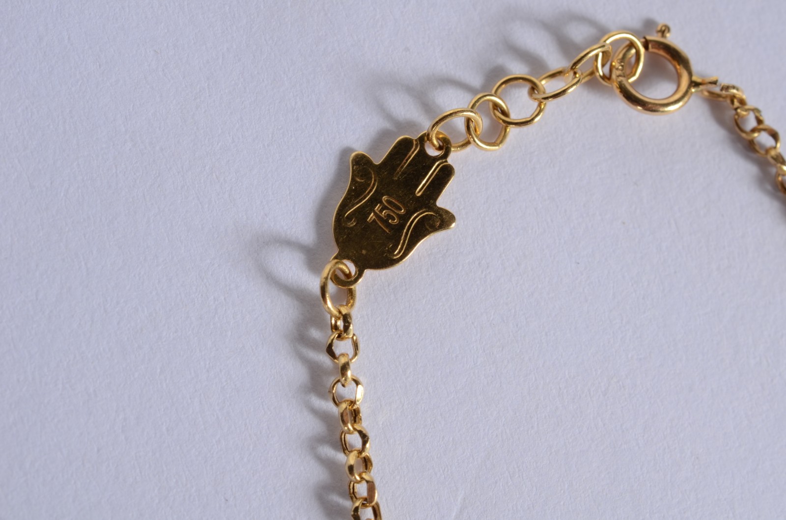 Pulseira de ouro 18 k., contraste 750 mls. (Por motivos de segurança... - foto 3 de 6