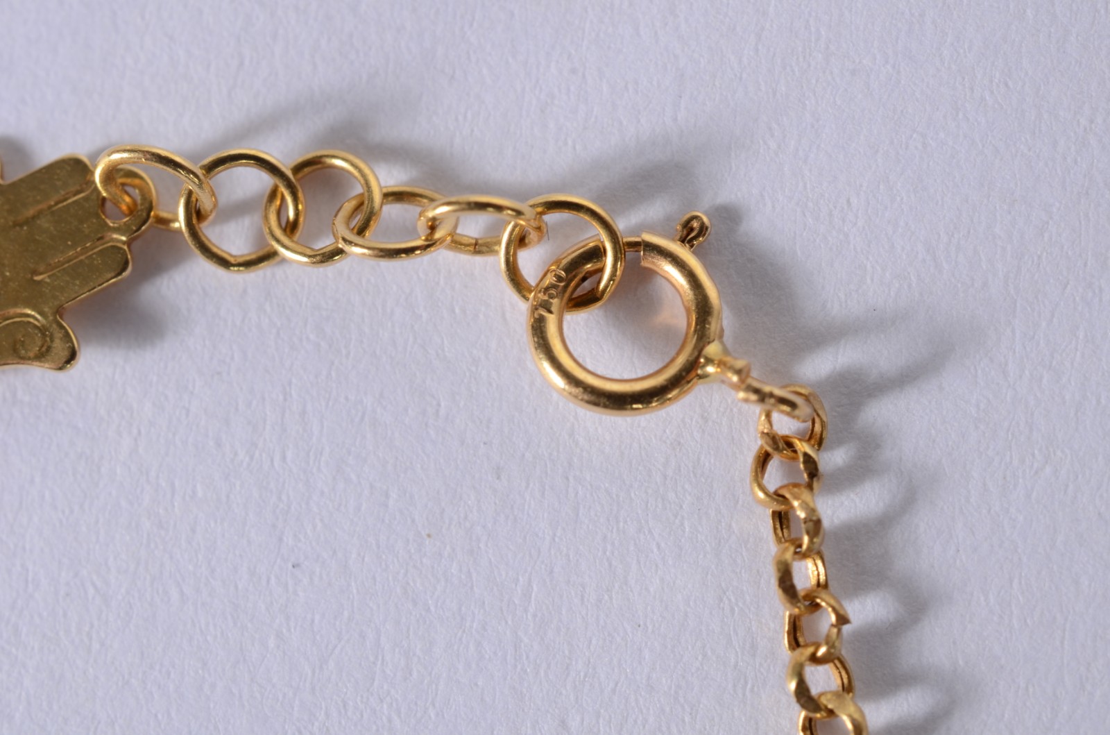 Pulseira de ouro 18 k., contraste 750 mls. (Por motivos de segurança... - foto 4 de 6