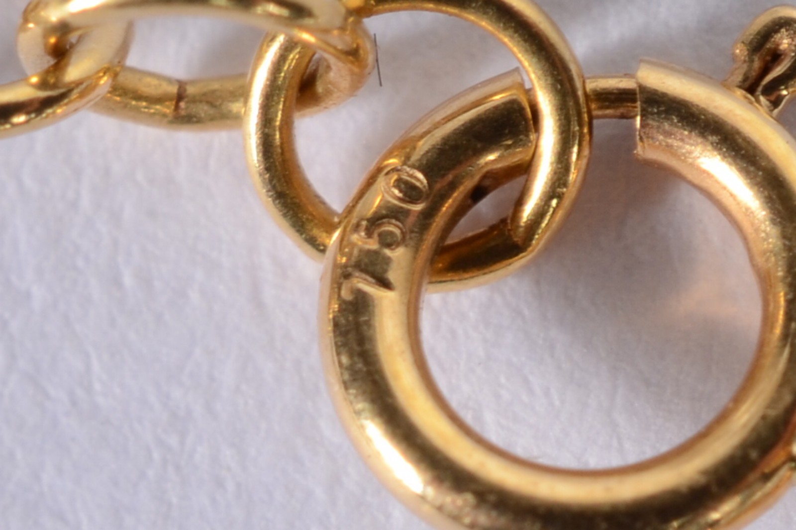 Pulseira de ouro 18 k., contraste 750 mls. (Por motivos de segurança... - foto 6 de 6