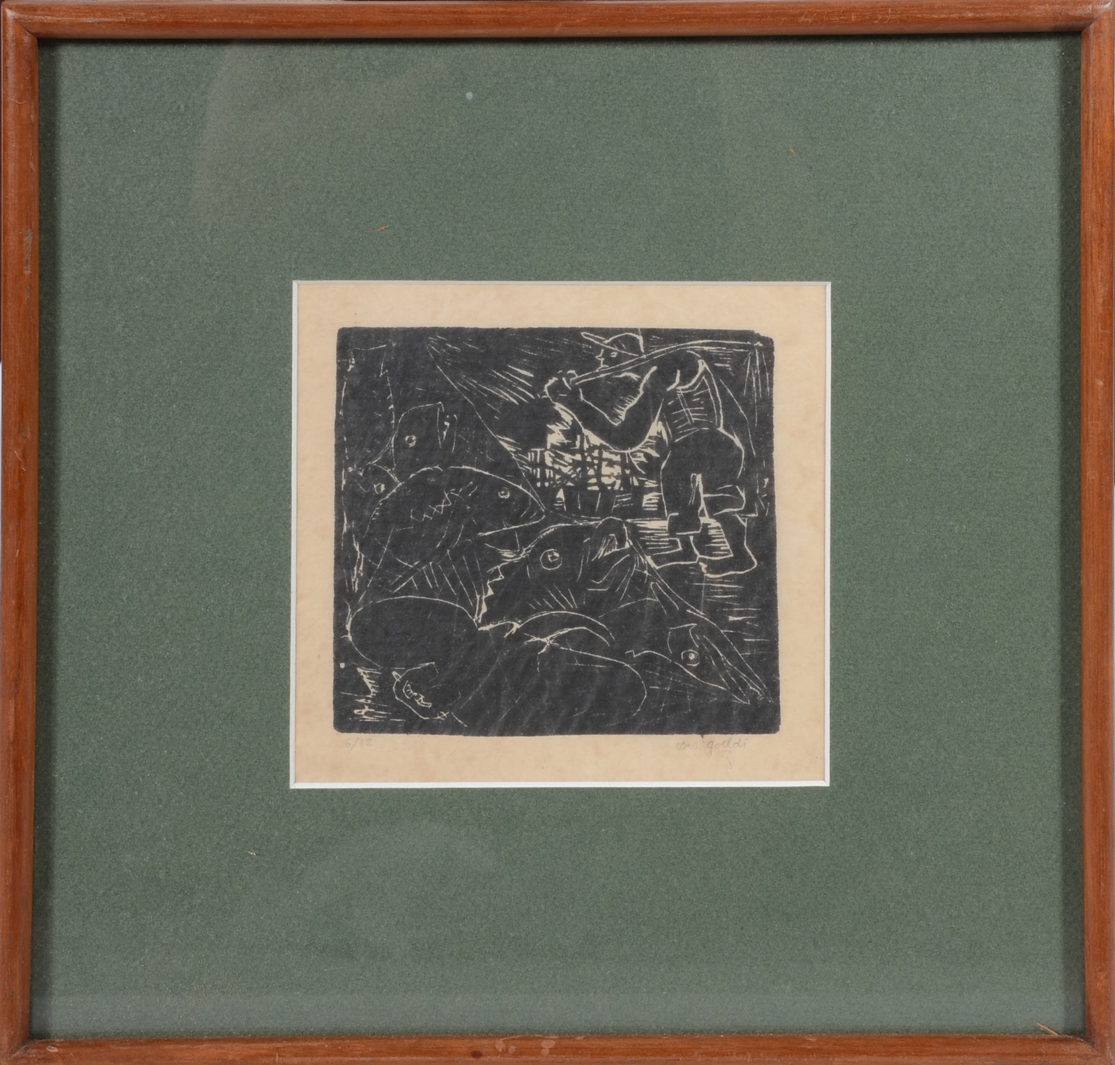 Oswaldo Goeldi (1895-1961), Pescador - foto 2 de 5