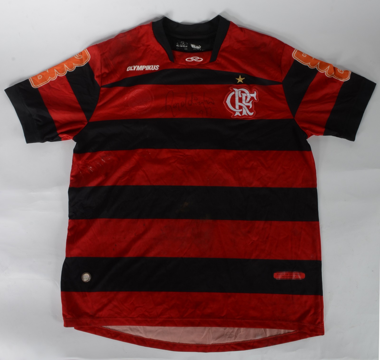 Camisa do Flamengo autografa por Ronaldinho Gaúcho. - foto 1 de 6
