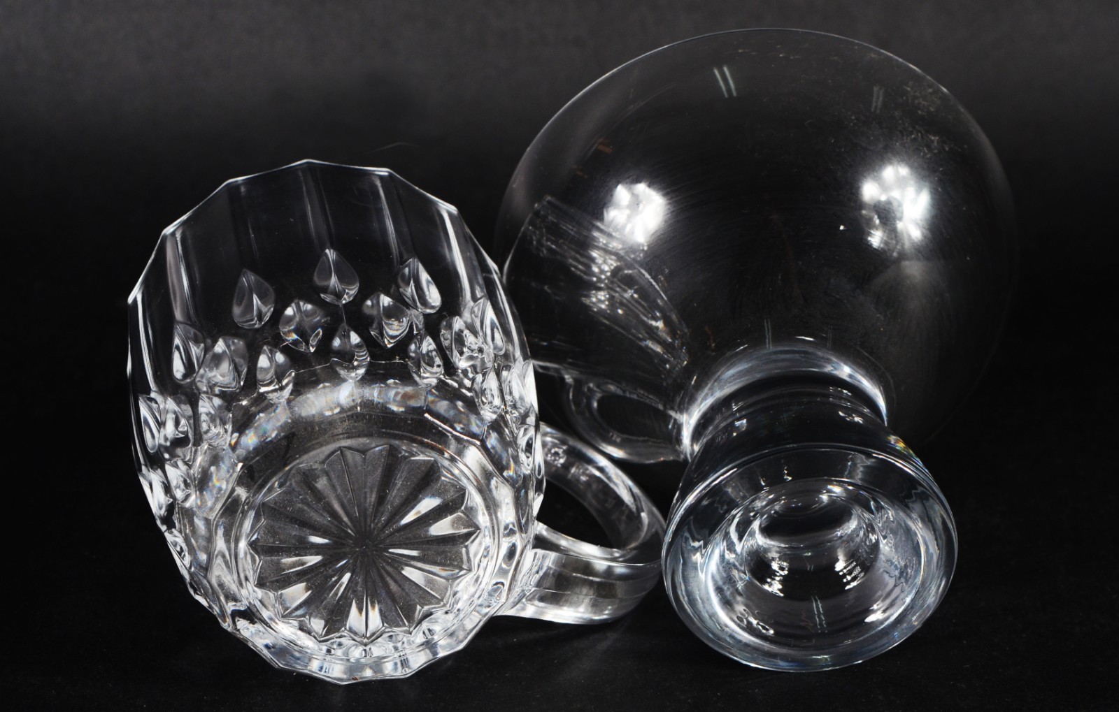 Diversas peças de vidro/cristal composto de: 8 canecas para chopp e... - foto 3 de 3