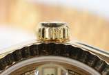 Rolex (1905),  - Relógio feminino de ouro 18k., Oyster Perpetual Lady Datejust watch, cristal de safira, President bracelet.