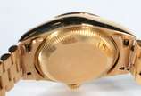Rolex (1905),  - Relógio feminino de ouro 18k., Oyster Perpetual Lady Datejust watch, cristal de safira, President bracelet.