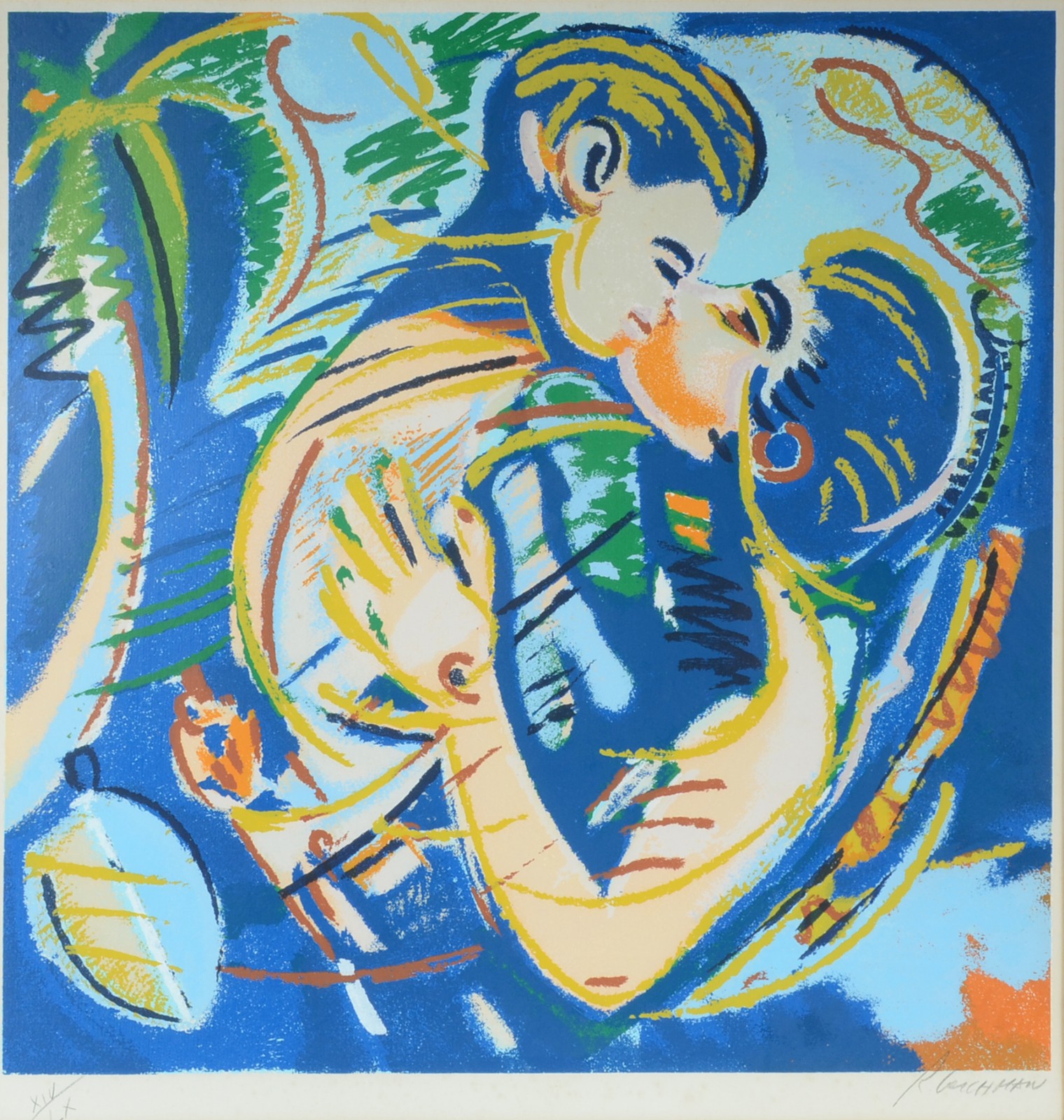  Rubens Gerchman (1942-2008), O Beijo - foto 1 de 5