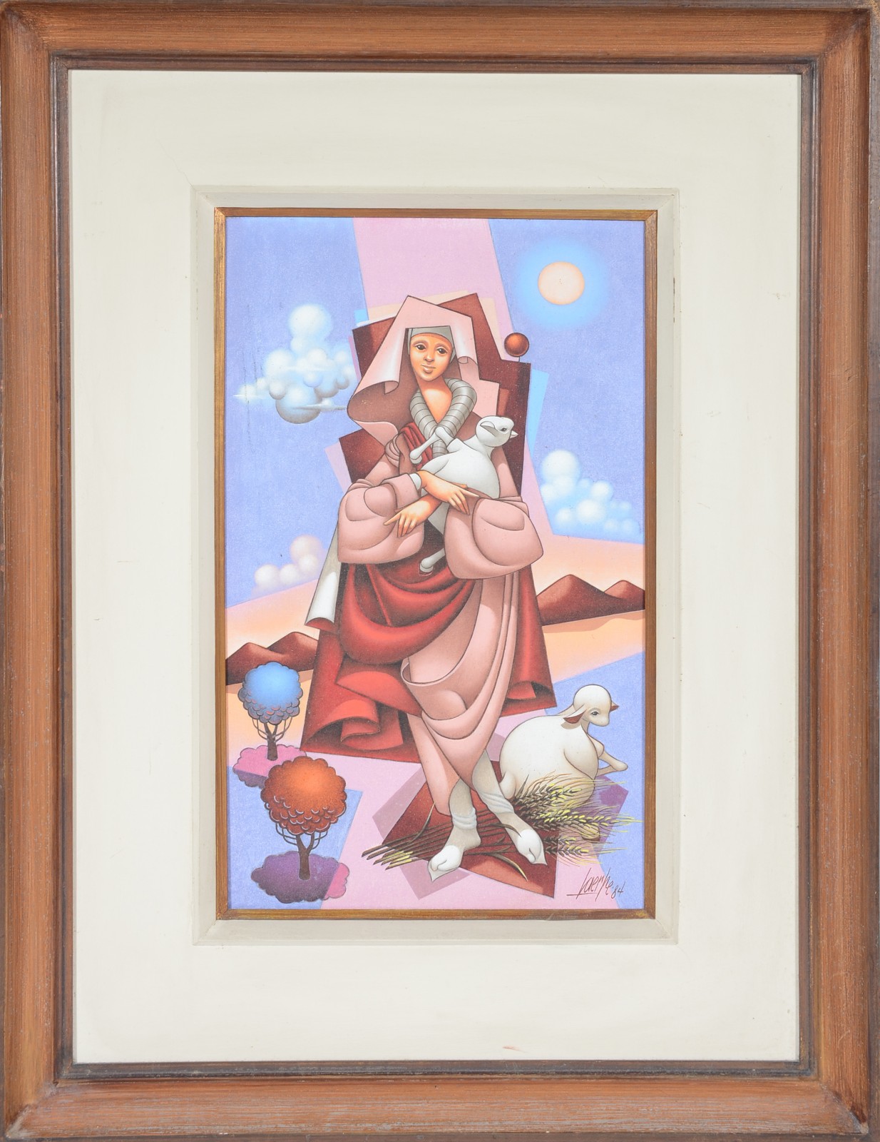 Laerpe Motta (1933), Pastora com carneiros - foto 2 de 4