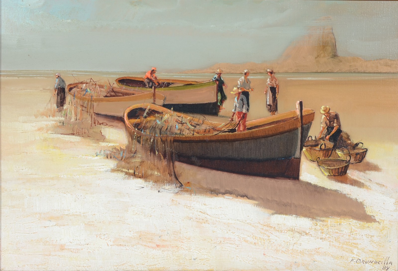Francesco Brunocilla (1948), Barcos na areia - foto 1 de 5